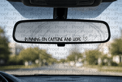 Rearview Mirror Decals - Hershey's Creations