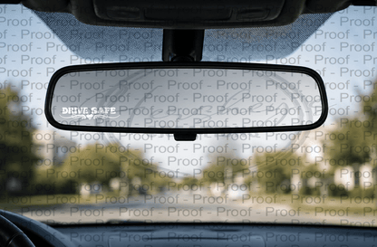 Rearview Mirror Decals - Hershey's Creations