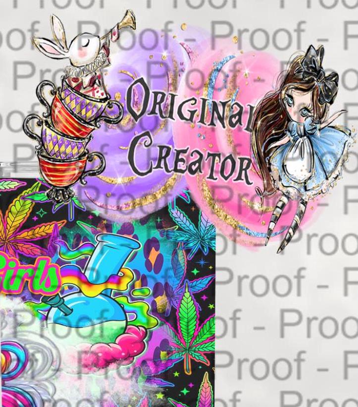 Retro Rainbow Stoner Tumbler: 20oz Skinny Cold Smoke Tumbler - Hershey's Creations