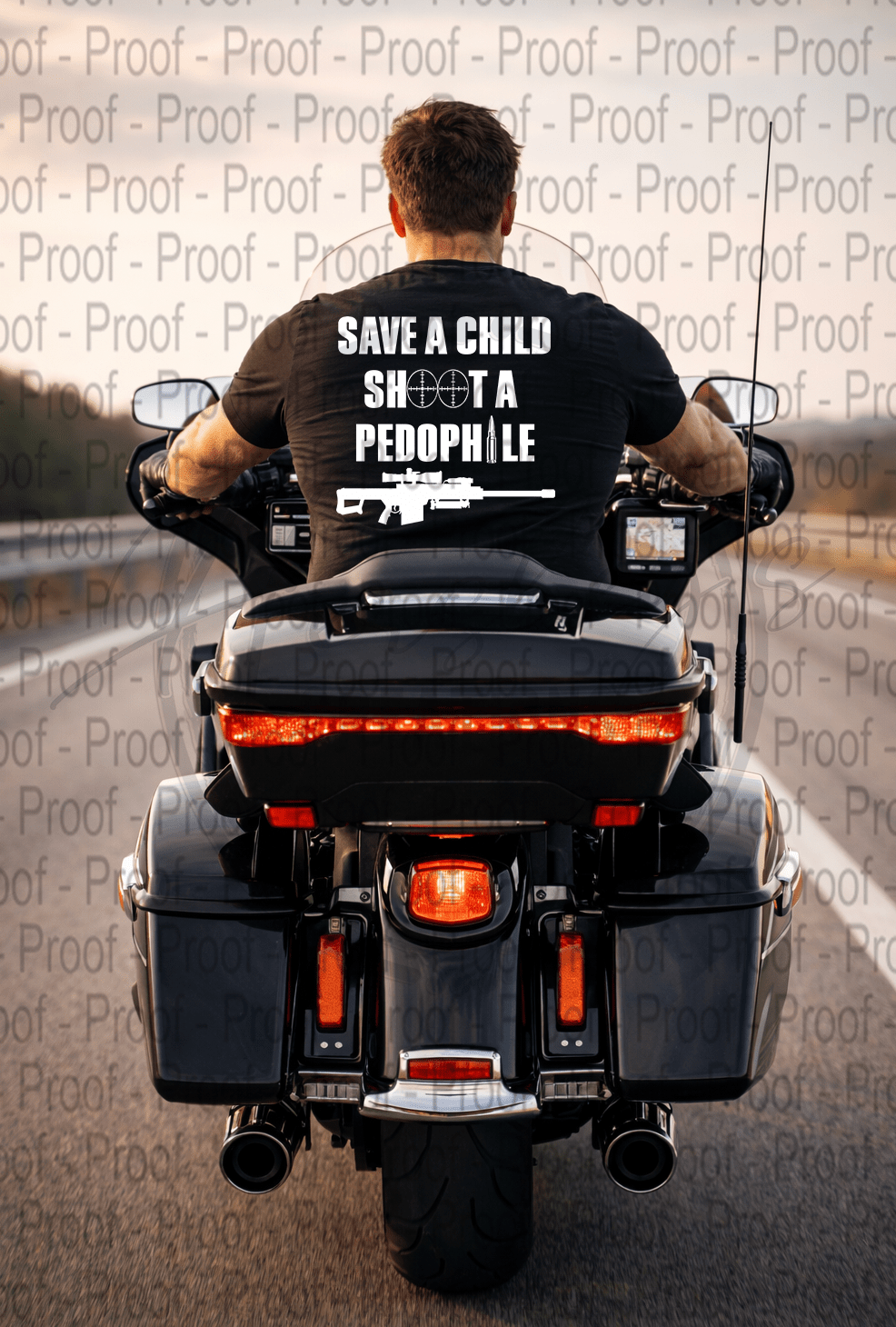 Save a Child Shoot a Pedophile - Hershey's Creations