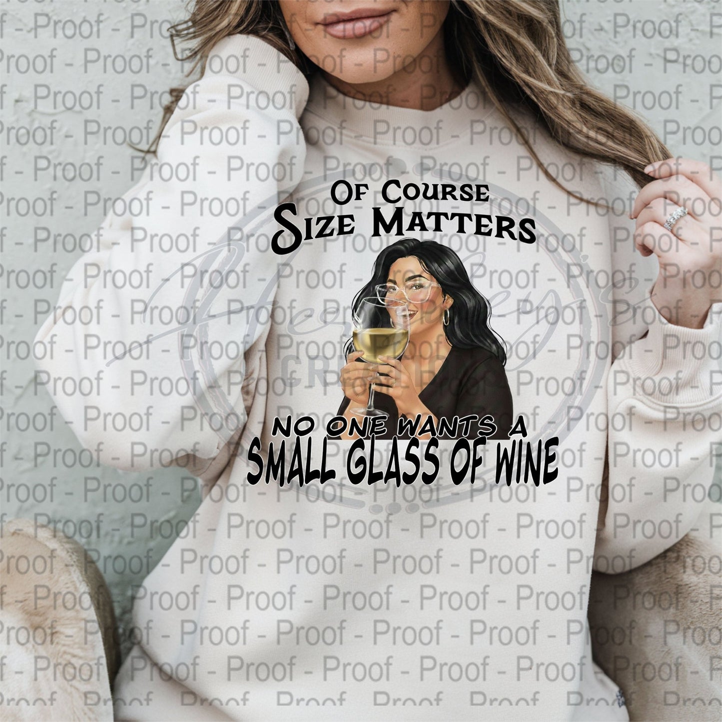 Size Matters - white Wine - Hershey's Creations