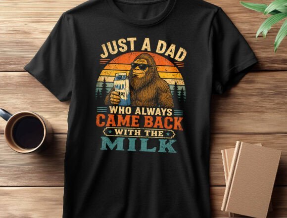 Squatch Dad with the Milk - Hershey's Creations