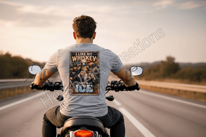 Whiskey With ICE - Patriotic American Graphic Tee - Hershey's Creations